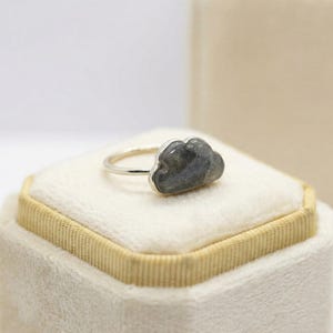 Natural Labradorite Ring | 925 Sterling Silver | Celestial Gemstone Band | Handmade Ring Jaipur