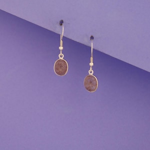 Sunstone Dangle Earrings: 925 Sterling Silver Boho Gemstone Jewelry