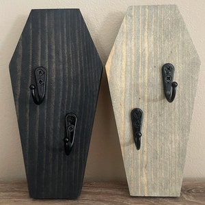 Coffin Wall Hooks-Set Of 2