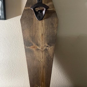 Coffin Wall Bottle Opener