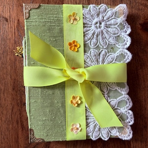 HANDMADE  JOURNAL- Blank junk journal, Artist journal, Writer journal, Unique journal, Pretty journal, Art Journal, Friend gift, Mom gift