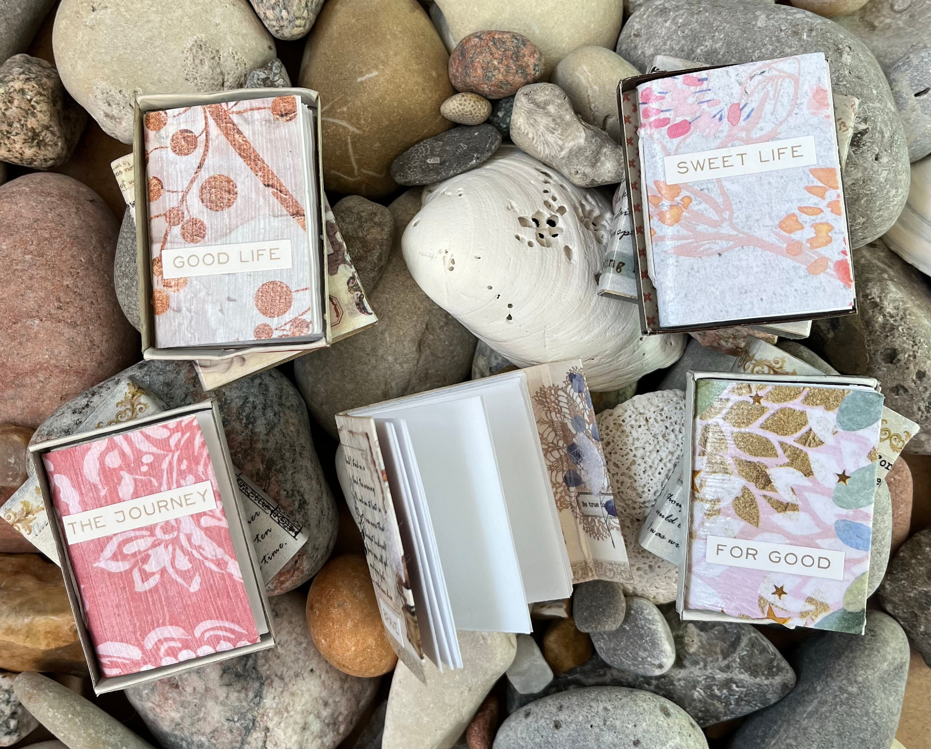 Mini Journal Notes Handmade Mini Journal, Pocket Size Notebook, Gratitude Journal, Pocket ...