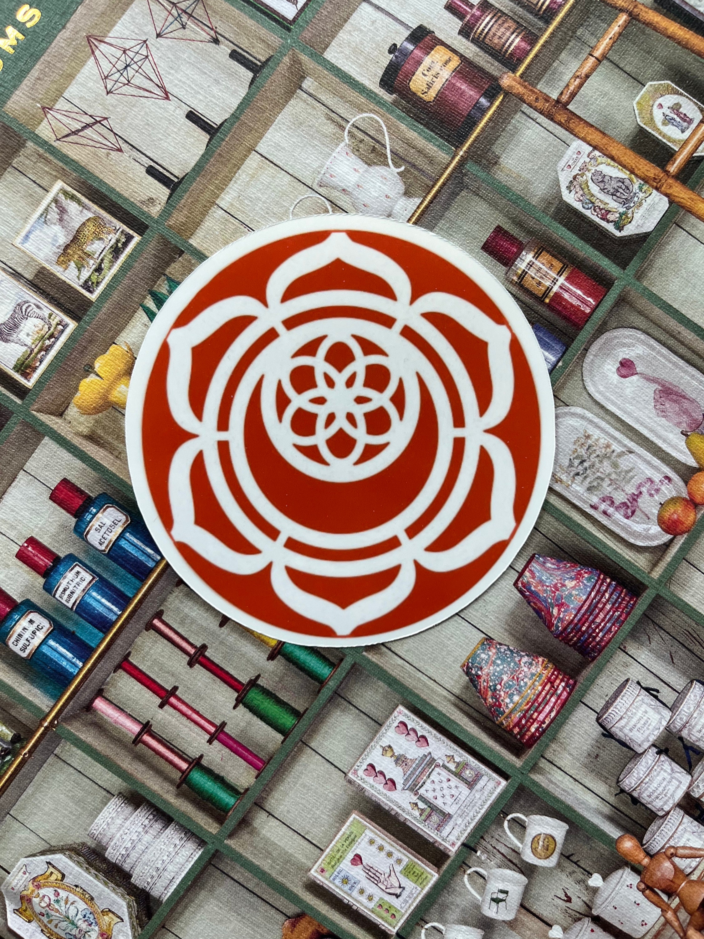 Sacral Chakra Sticker- Aesthetic, Weatherproof Sticker for Your Laptop ...