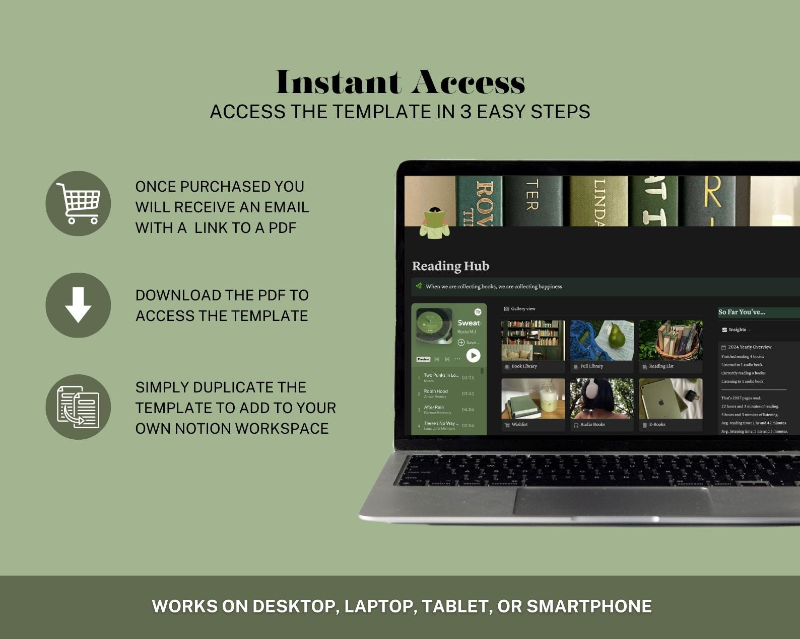 Note Tracker | Notion Template - Etsy