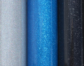 Feuille traceur Diamond Glitter 20 x 30 cm, pour textiles A4 traçage Feuille textile pour le repassage Feuille thermocollante paillettes différentes couleurs