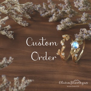 Custom Order, Rush Order, CAD Drawing, Shipping Upgrade, Warranty, and Extra Cost - Olivia