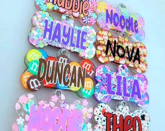 Custom Pet Tag | Personalized Resin Dog ID Tag