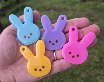 Easter Bunny Pet Tag | Personalized Resin Dog ID Tag