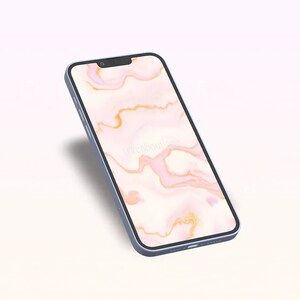 4K Peach Marble Smartphone Wallpaper, iPhone Wallpaper, Android Wallpaper, Phone Background, Cell Phone Wallpaper, Phone Lockscreen