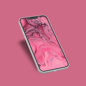 4K Hot Pink Marble Smartphone Wallpaper, iPhone Wallpaper, Android Wallpaper, Phone Background, Cell Phone Wallpaper, Phone Lockscreen