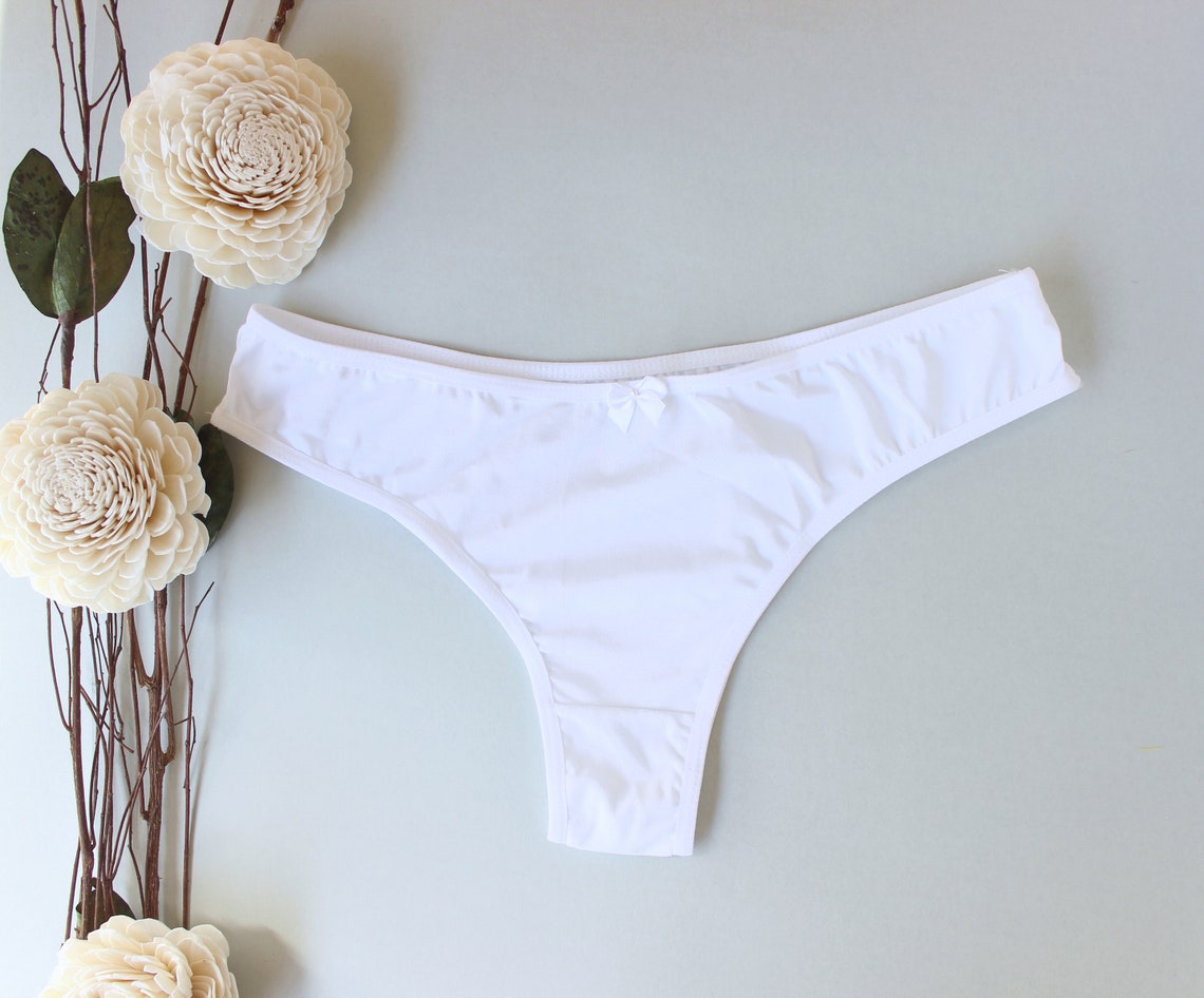 Brazilian Braga Cotton Panty Gift Bachelorette Party Bride Comfortable