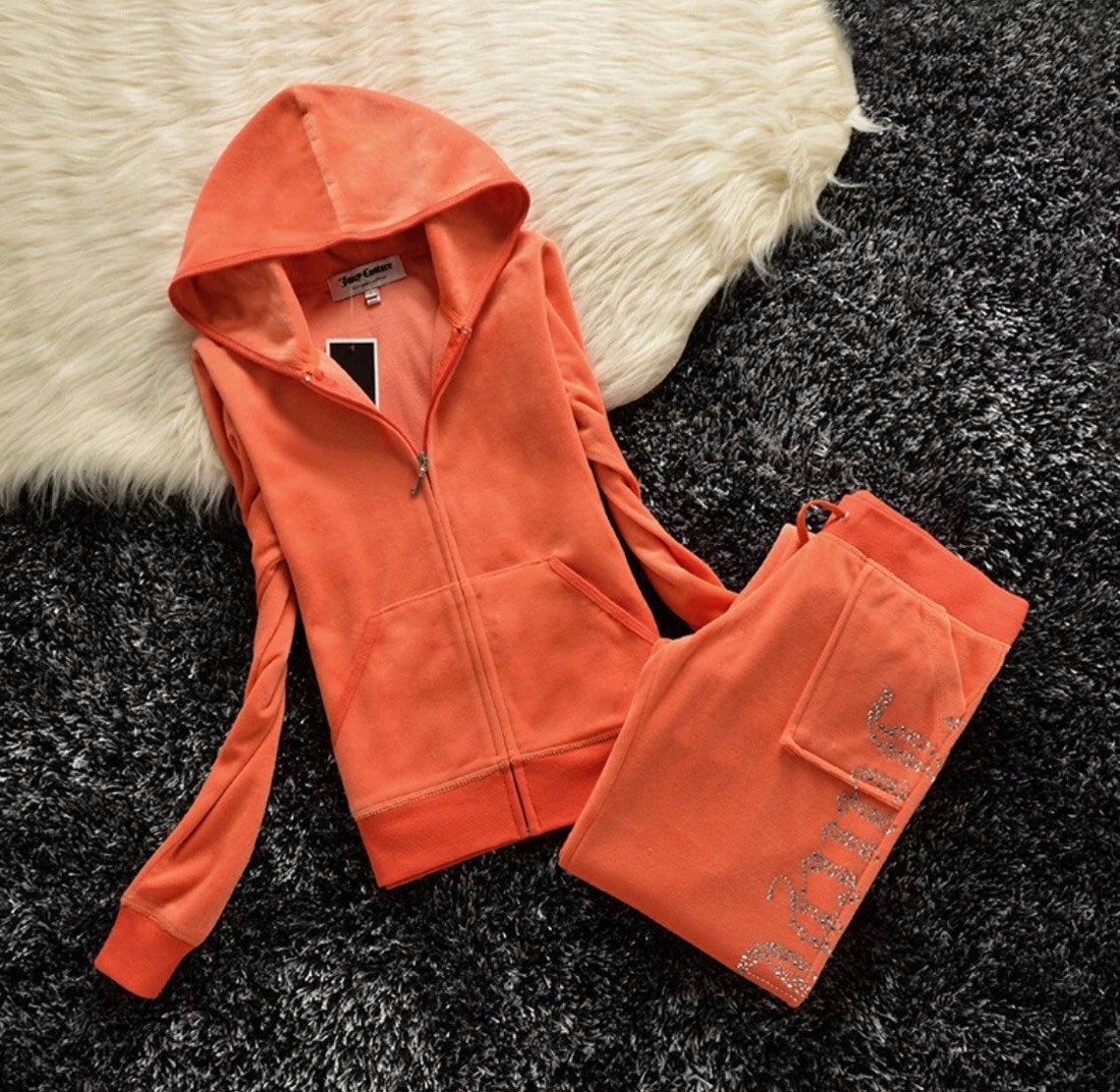 Juicy Couture Velour Tracksuit Etsy