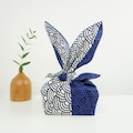 Furoshiki Wrapping Cloth | Navy & White Waves | 50cm Japanese Gift Wrap