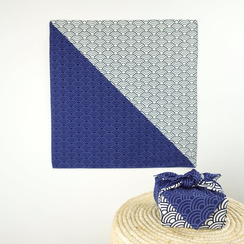 Waves, Kimono, Furoshiki, furoshiki Wrapping, Furoshiki Cloth, Fabric Gift Wrap, Japanese Wrapping cloth, Japanese Gift Wrapping, Furoshiki Wraps, Fabric Gift Wrap, Japanese Wrapping, furoshiki meaning, Japanese wrapping, Japanese fabric wrapping