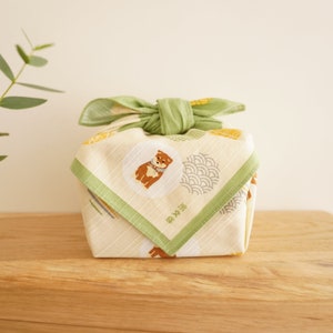 50 x 50cm, Furoshiki, Shiba Inu Dog, Japanese Gift Wrapping Cloth, Furoshiki Gift Wrap, Shiba Inu, Japanese Gifts, HanaBee