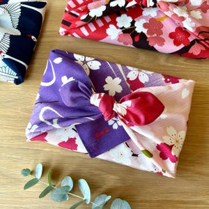 50 x 50cm, Spring Furoshiki, Cherry blossoms, Furoshiki Wrapping Cloth, Reusable Gift Wrapping, Furoshiki Cloth, Fabric Art, HanaBee