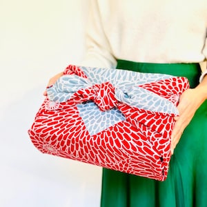 Furoshiki Wrapping Cloth, Furoshiki Bag, Japanese Wrapping cloth, Large size 104 x 104 cm, HanaBee