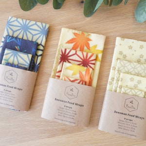 HanaBee beeswax foodwrap set