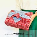 Large Furoshiki Wrapping Cloth | Chrysanthemum Design | 104×104cm Japanese Gift Wrap & Bag