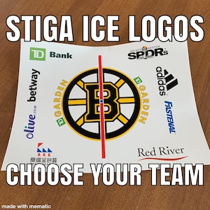 Stiga Table Hockey Custom Ice Sheet Logos