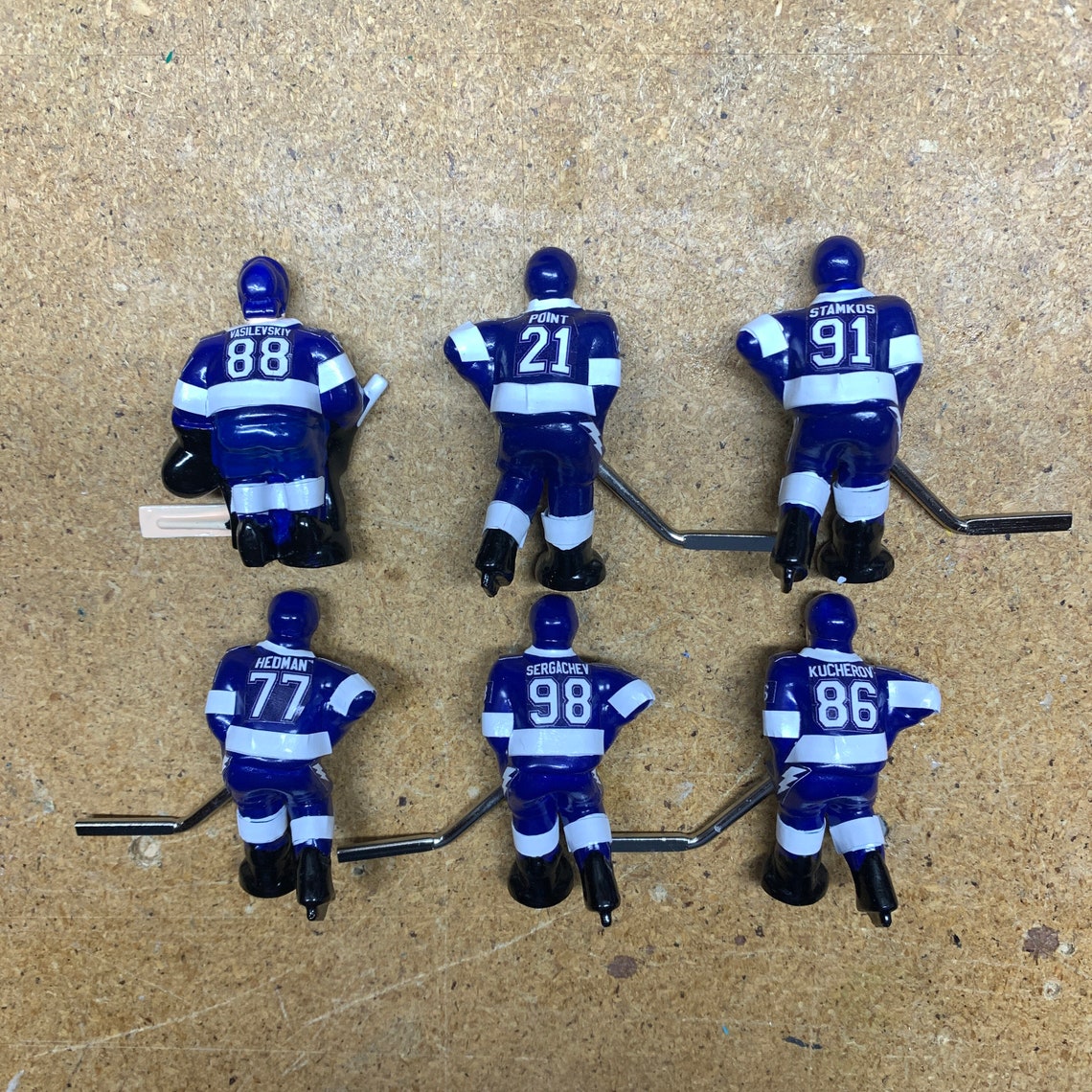 2021 Tampa Bay Lightning Stiga Table Hockey Players custom Etsy