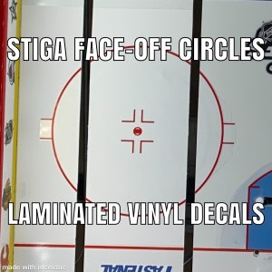 Stiga Hockey Face-off Circles for table hockey