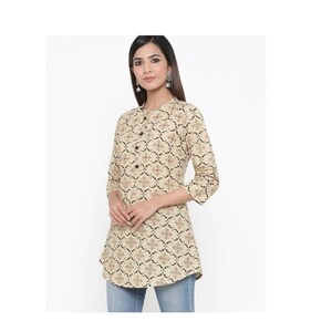 Womens Short Kurtis Etsy UK