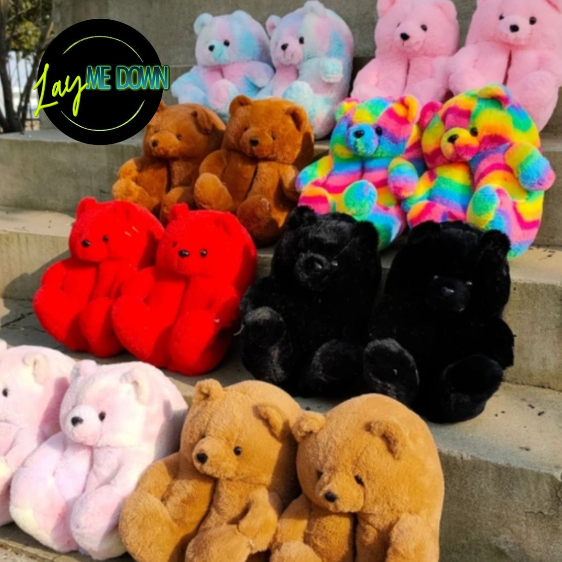 teddy bear slippers