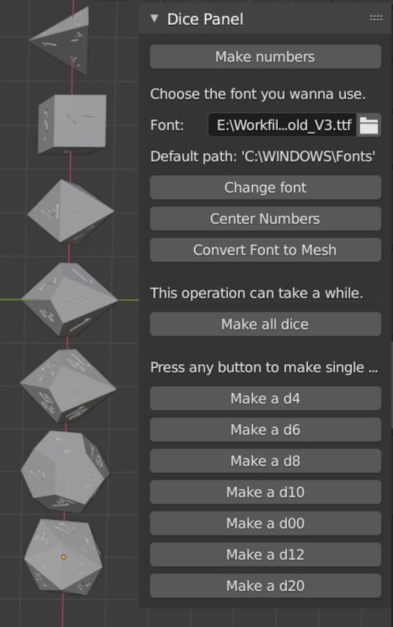 blender change font text blender change font text