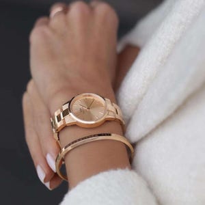 Daniel Wellington Iconic Link Ref. DW00100605 Watch - Ships from USA - Free Shipping | Minimalist & Luxury Design | Perfect Gift for Her