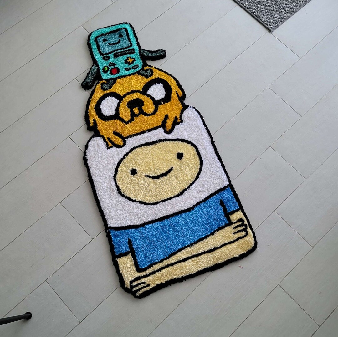 Handmade Rug Finn and Jake & Bmo HANDMADE CUSTOM FLUFFY - Etsy
