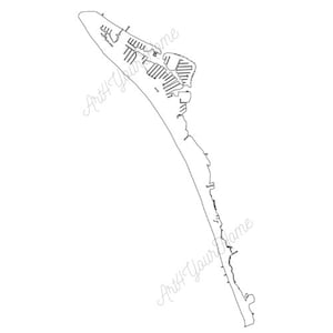 Anna Maria Island Karte SVG