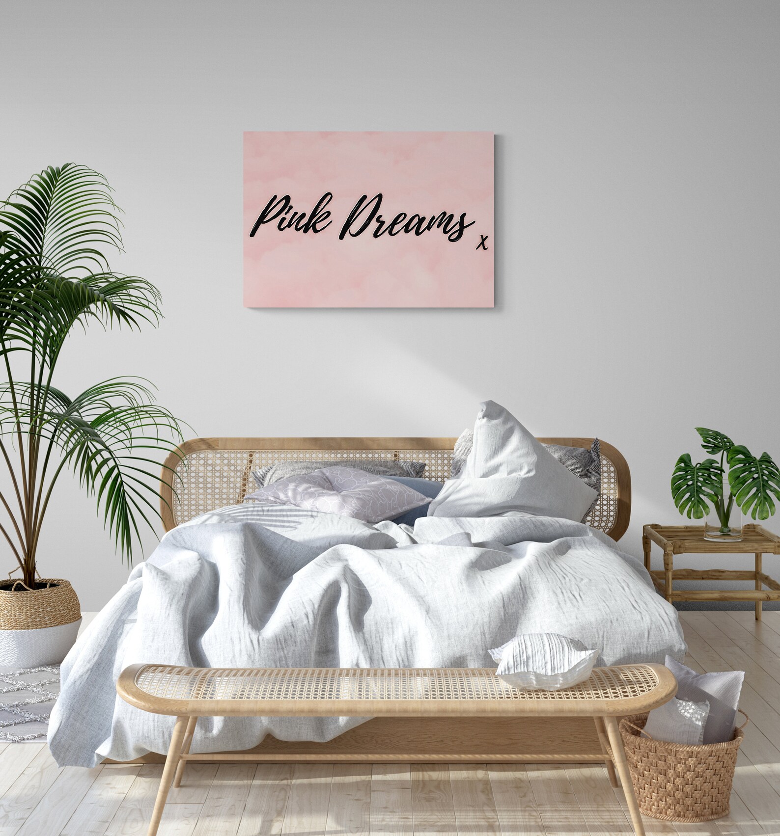 DIGITAL DOWNLOAD Pink Dreams Print Poster Canvas Art Home Etsy