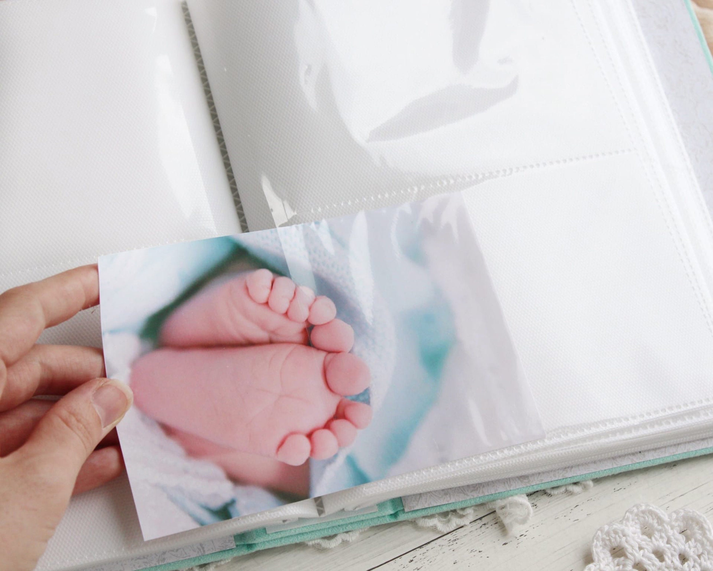 Personalized baby photo album 4x6 Baby Scrapbook Album Baby Etsy