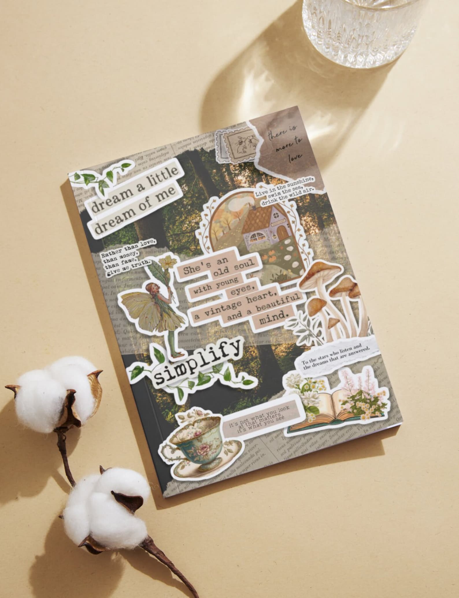 COTTAGECORE Kindle Insert for Clear Case - PRINTABLE- Paperwhite Basic ...