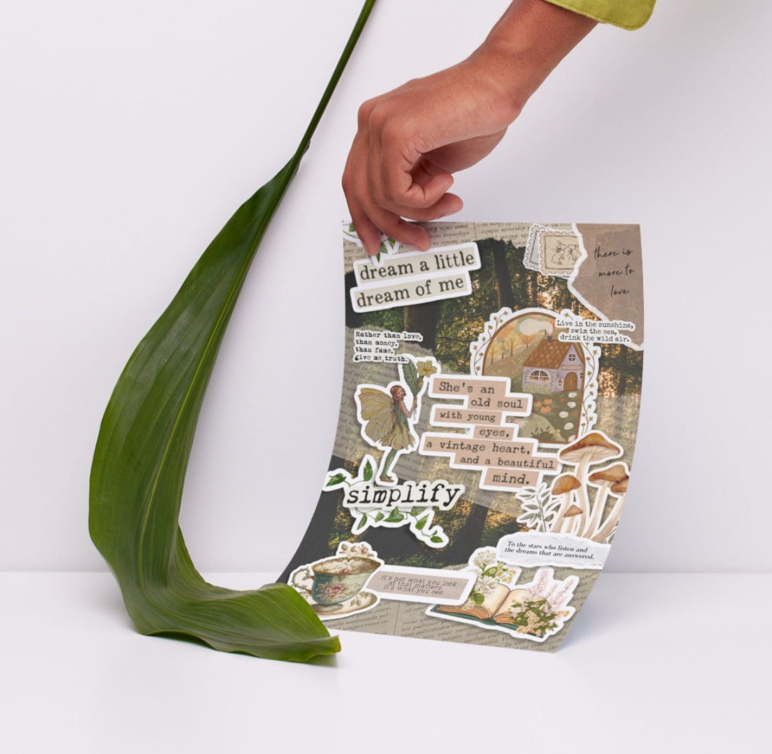 COTTAGECORE Kindle Insert for Clear Case - PRINTABLE- Paperwhite Basic ...