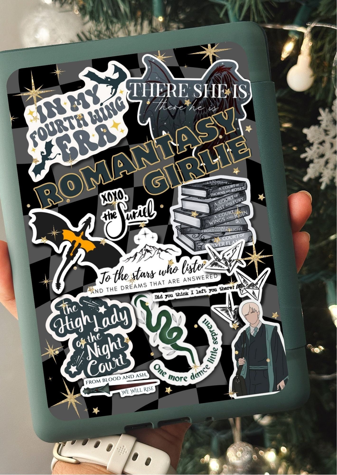 ROMANTASY Kindle Insert for Clear Case -PRINTABLE- Paperwhite Basic ...
