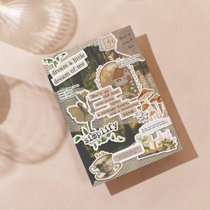 COTTAGECORE Kindle Insert for Clear Case - PRINTABLE- Paperwhite Basic ...