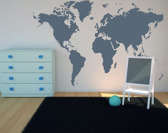 Plantilla de pintura //mapa // 50, 70, 100, 140, 200cm // reutilizable - reutilizable - repetible