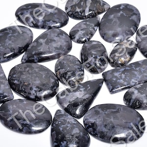 Natural Gabbro Jasper Cabochon Gemstone for Making Jewelry, 20 mm to 40 mm Size Gemstone AAA+ Quality Flatback Handmade Loose Gemstone