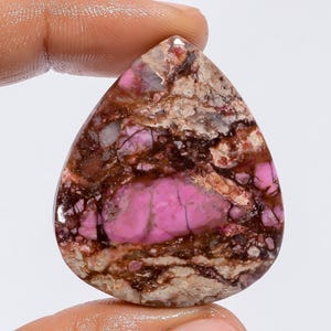 Calcite di cobalto rosa autentica dal Congo Pietra di calcite di cobalto naturale per la creazione di gioielli