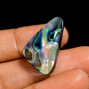 Abalone shell gemstone cabochon, Loose abalone shell, Paua Shell, Jewelry Making, Loose Gemstone, Sea Shell