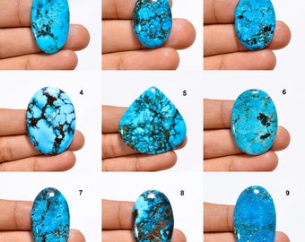 Blue Magnesite turquoise cabochon Loose gemstone Jewelry Making Stone, Magnesite Turquoise Cabochon