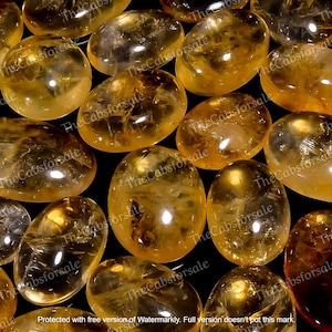 AAA+ Quality Citrine Cabochon Bulk Gemstone Lot, Wholesale Yellow Citrine Quartz Mix Shape & Size 15mm to 35mm Stones for Jewelry Making