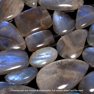 Top Quality Wholesale Lot Natural Belomorite Moonstone Cabochon Mix Shape Gemstone Blue Fire Moonstone Gemstone Mix Size Cabochon