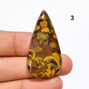Natural Fruit Jasper Crystals Azubilite Loose Gemstones Flatback  Ajooba Jasper Cabochons for Jewelry Making