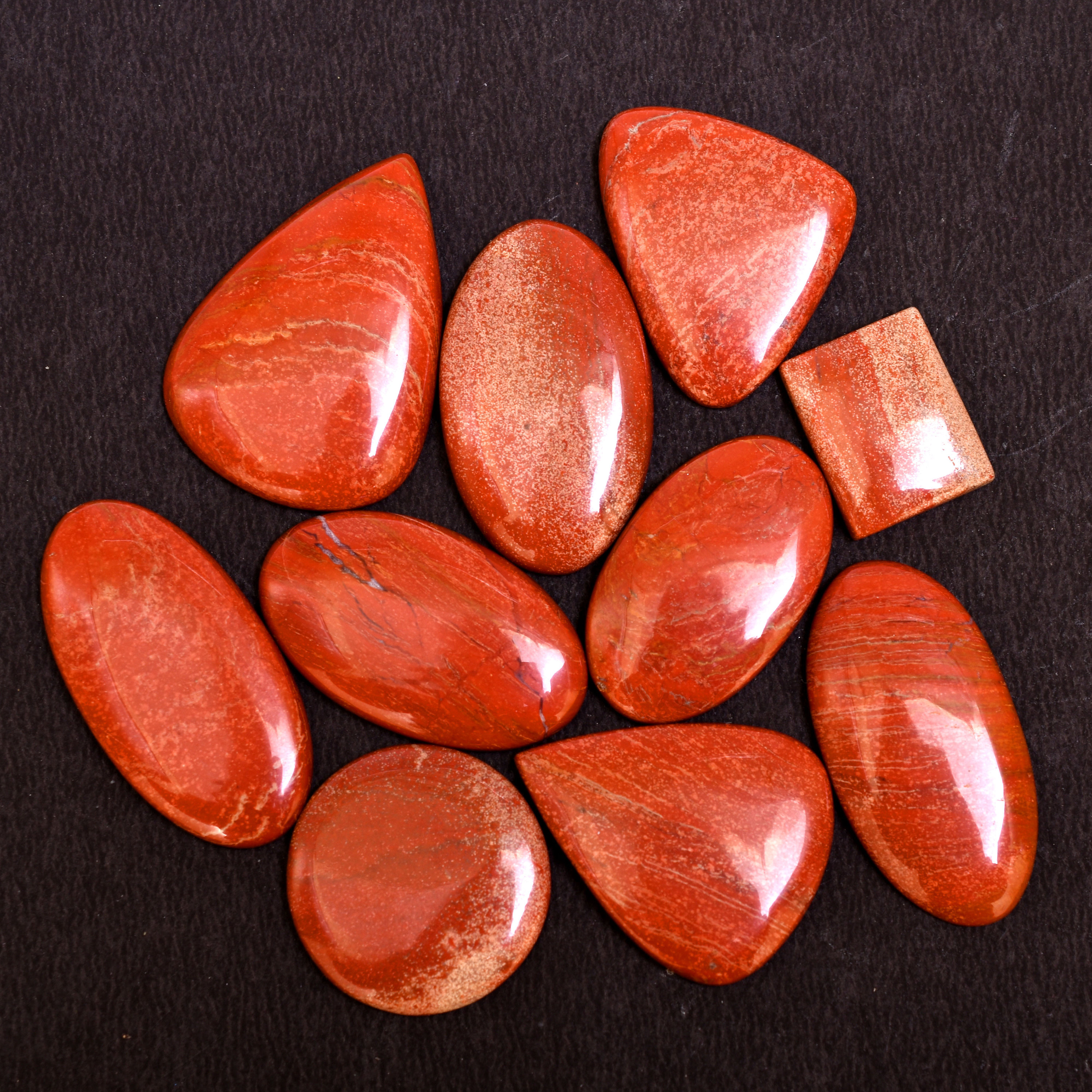 Natural Red Jasper Cabochon Gemstone for Making Jewelry 20 mm Etsy