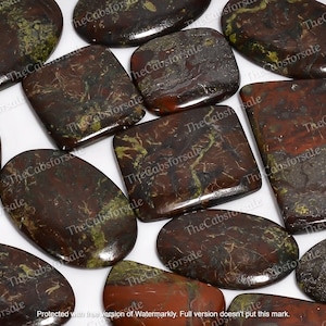 Dragons Blood Jasper Cabochon, Dragon Bloodstone, Crystals in Bulk, Dragon Stone, Wholesale Crystals, Gift For Her