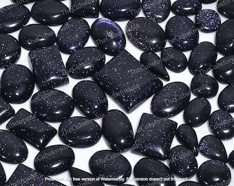 Beautiful Blue Sandstone Wholesale Gemstones Bulk Cabochon By Weight With Different Shape & Size Good For Jewelry Making, Sizes 15MM to 35MM