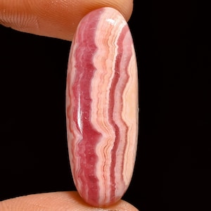 Cabochon di rodocrosite naturale di piccole dimensioni, cristallo di rodocrosite lucidato, rodocrosite sfusa, rodocrosite vera, cabochon rosso